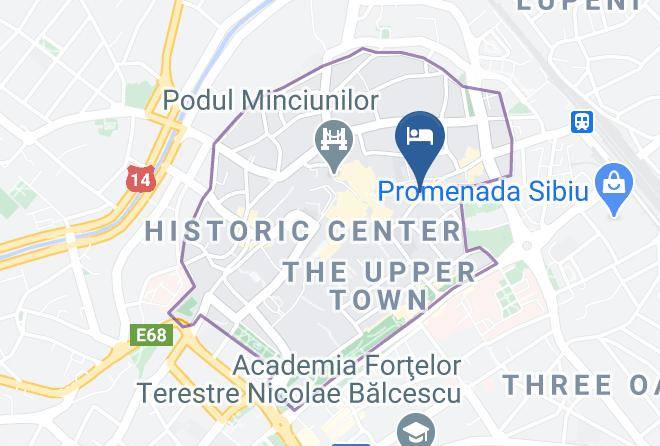 Sibiu - Pensiunea Central Sibiu Maps
