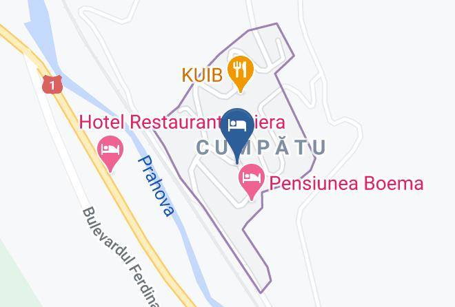 Sinaia - Pensiunea Clermont Maps