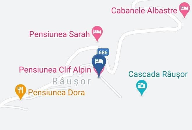 Rau De Mori - Pensiunea Clif Alpin Maps