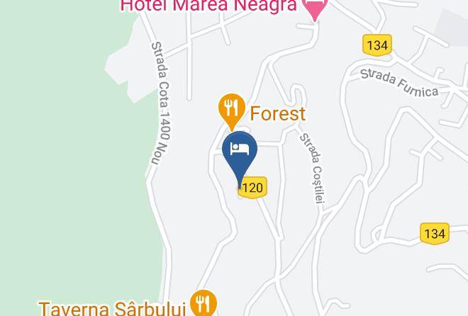 Sinaia - Pensiunea Codrului Maps