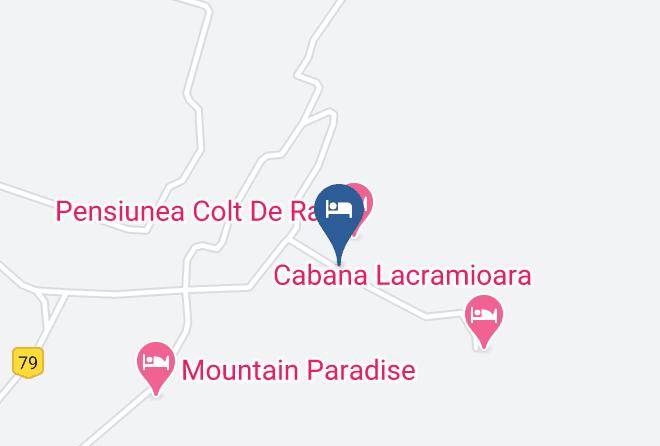 Brasov - Pensiunea Colt De Rai Maps