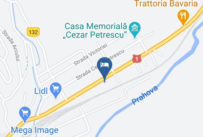 Busteni - Pensiunea Confort Maps