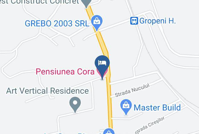Maracineni - Pensiunea Cora Maps