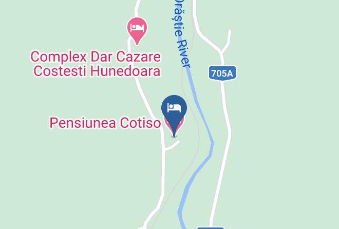 Orastioara De Sus - Pensiunea Cotiso Maps