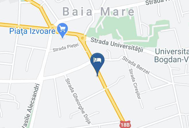 Baia Mare - Pensiunea Cremona Maps