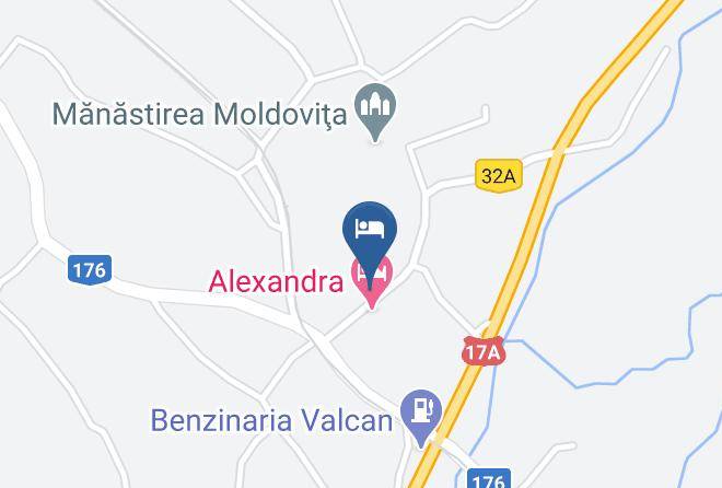 Vatra Moldovitei - Pensiunea Crizantema Maps