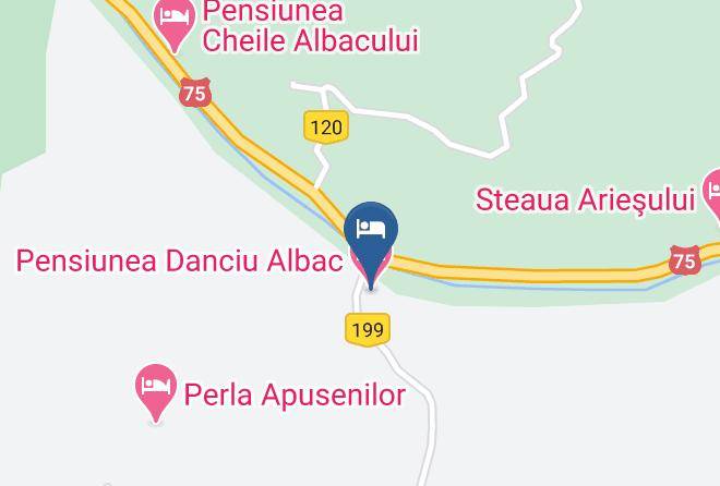 Albac - Pensiunea Danciu Albac Maps