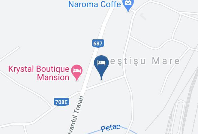 Hunedoara - Pensiunea Danu Maps