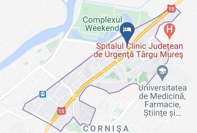 Targu Mures - Pensiunea David Maps