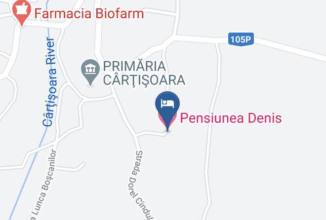 Cartisoara - Pensiunea Denis Maps