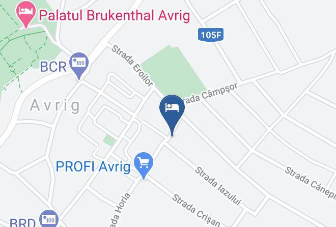 Avrig - Pensiunea Dragonul Maps