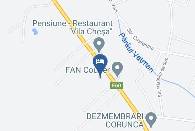 Corunca - Pensiunea Dunca Maps