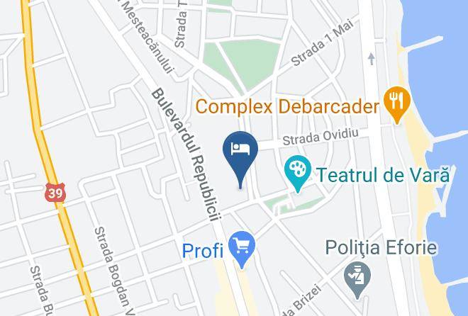 Eforie - Pensiunea Egreta Maps