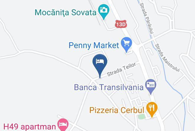Sovata - Pensiunea El Passo Maps