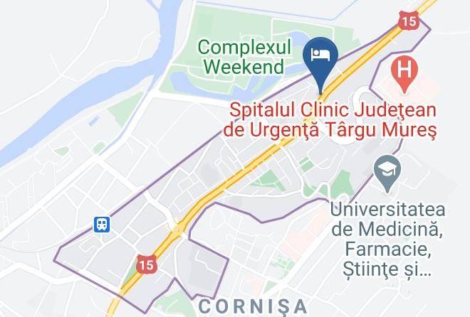 Targu Mures - Pensiunea El Passo Maps
