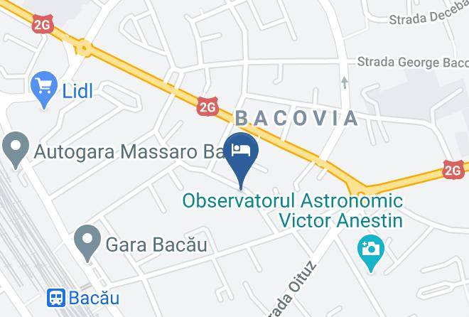 Bacau - Pensiunea Elite Maps