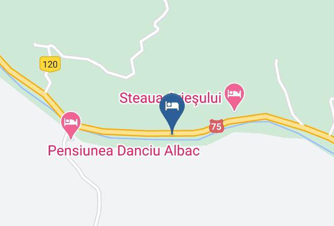 Albac - Pensiunea Eugenia Maps