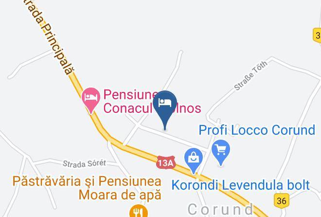 Corund - Pensiunea Fenyo Maps