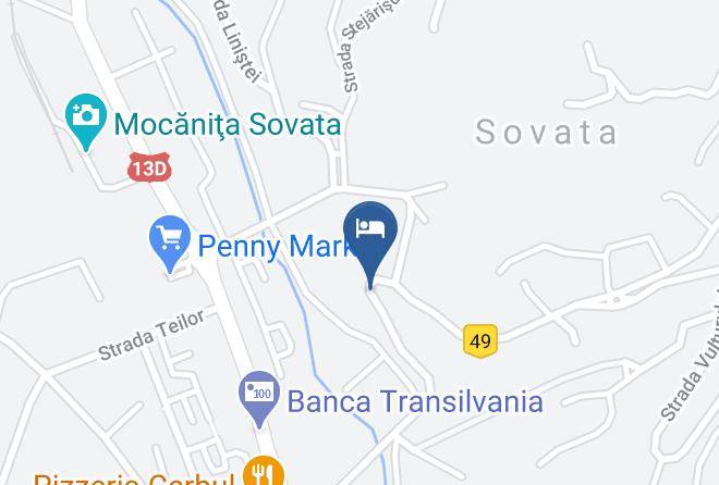 Sovata - Pensiunea Feriga Maps