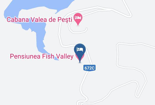 Uricani - Pensiunea Fish Valley Maps