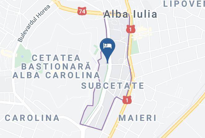 Alba Iulia - Pensiunea Flamingo Maps