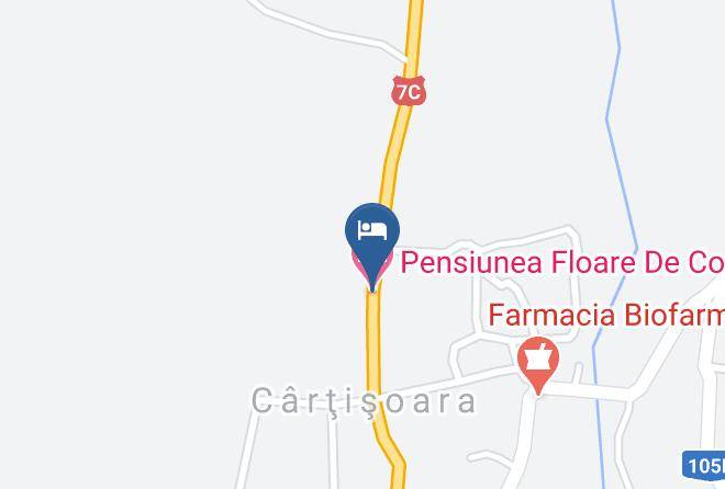 Cartisoara - Pensiunea Floare De Colt Maps