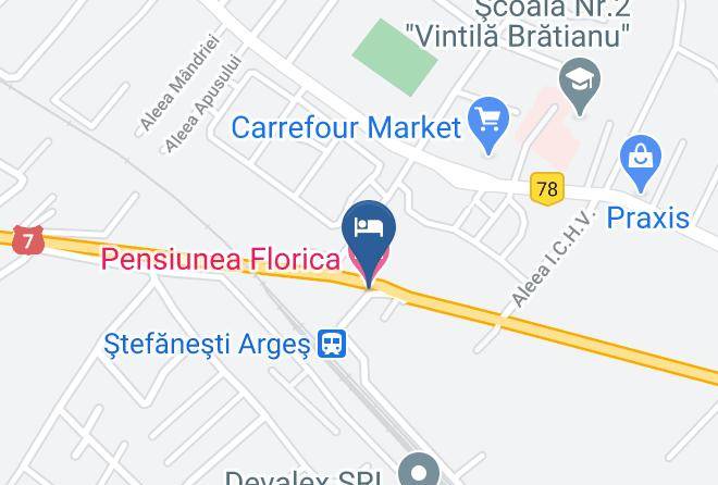 Stefanesti - Pensiunea Florica Maps