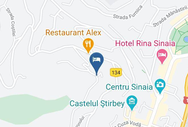 Sinaia - Pensiunea Fratii Montana Maps