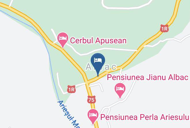 Albac - Pensiunea Gaiu Maps