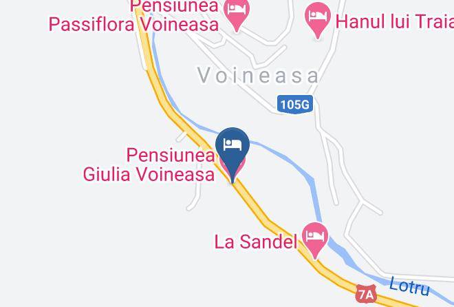 Voineasa - Pensiunea Giulia Voineasa Maps