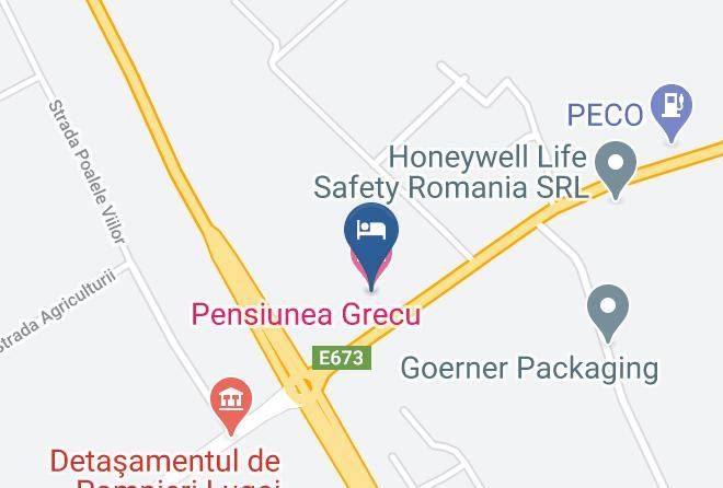 Lugoj - Pensiunea Grecu Maps