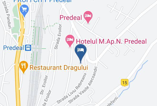 Predeal - Pensiunea Hilltop Maps