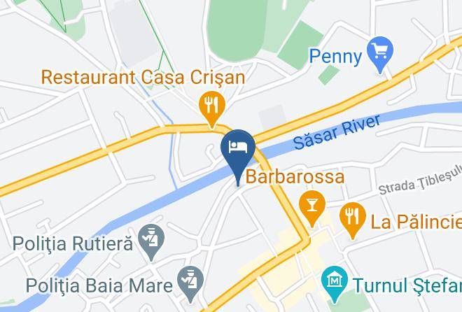 Baia Mare - Pensiunea Ideal Maps