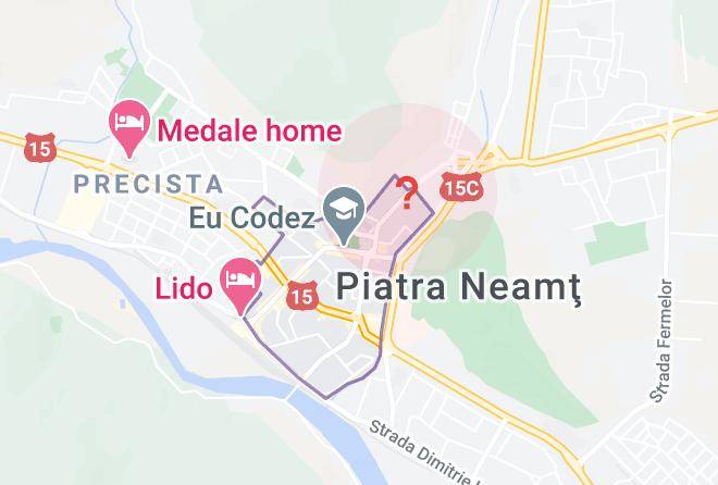 Piatra Neamt - Pensiunea Ilinca Cazare Piatra Neamt Maps
