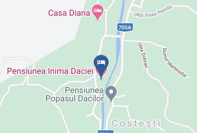 Orastioara De Sus - Pensiunea Inima Daciei Maps