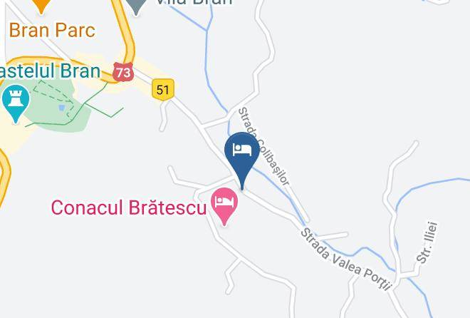 Bran - Pensiunea Iulia Maps