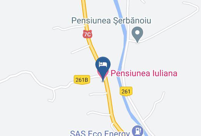 Arefu - Pensiunea Iuliana Maps