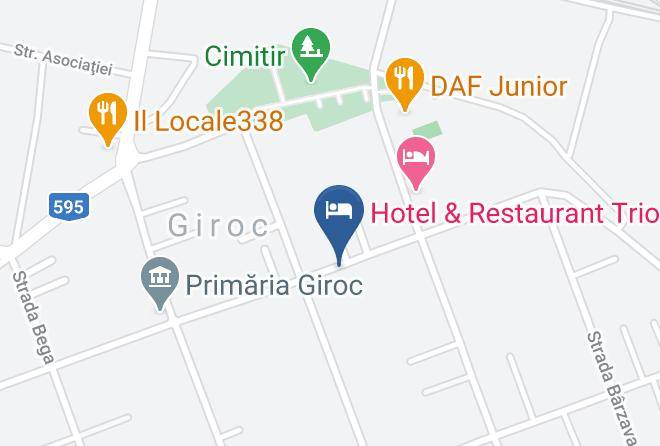 Giroc - Pensiunea Ivu I Raul Maps