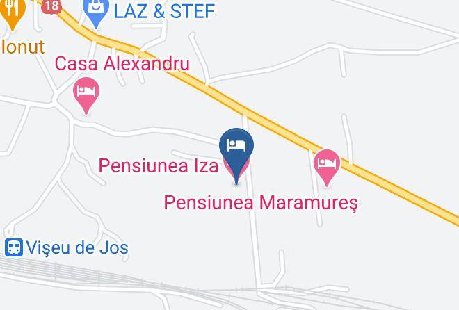 Vieu De Jos - Pensiunea Iza Maps