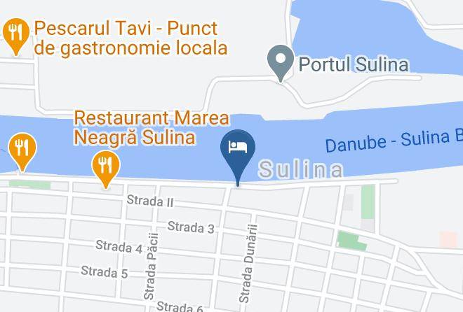 Sulina - Pensiunea Jean Bart Maps
