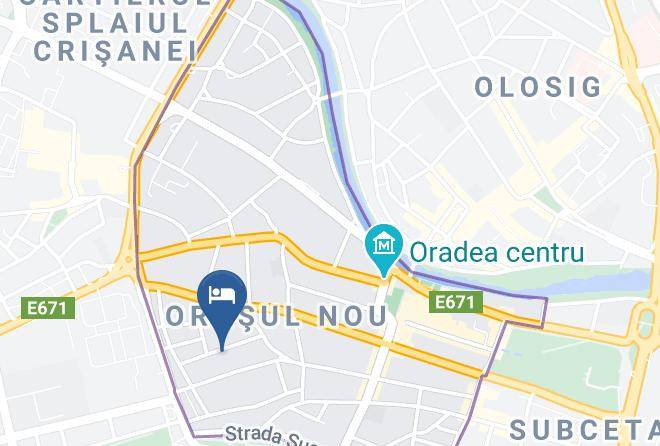 Oradea - Pensiunea Jim Daniel Maps