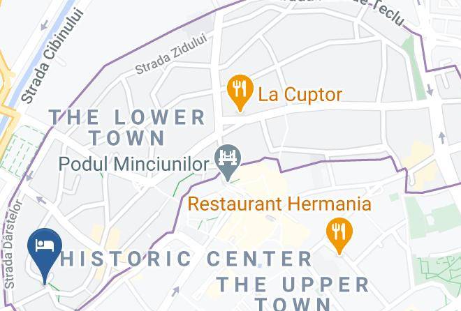 Sibiu - Pensiunea Kant Sibiu Maps