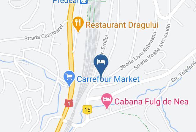 Predeal - Pensiunea Kasa Verde Predeal Maps