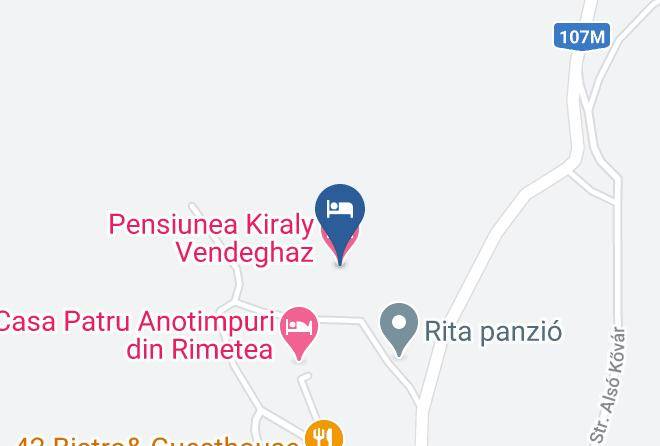 Rimetea - Pensiunea Kiraly Vendeghaz Maps