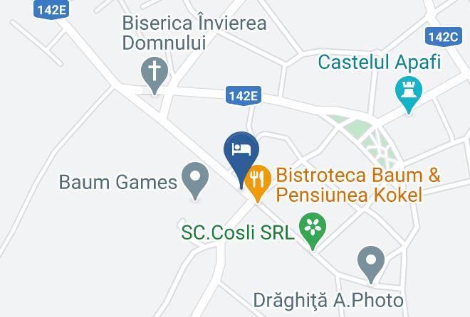 Dumbraveni - Pensiunea Kokel Maps