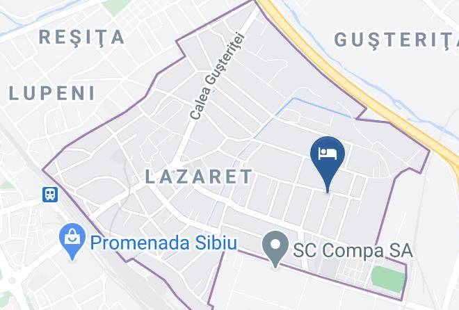 Sibiu - Pensiunea Kristine Maps