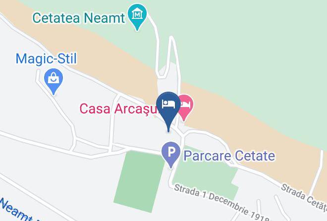 Targu Neamt - Pensiunea La Cetate Maps