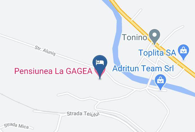 Toplia - Pensiunea La Gagea Maps