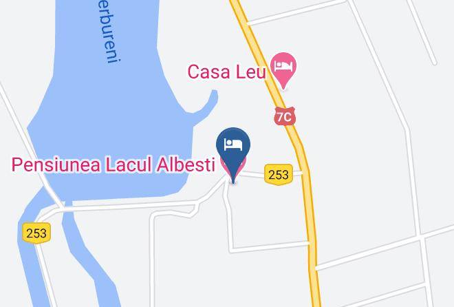Albetii De Arge - Pensiunea Lacul Albesti Maps
