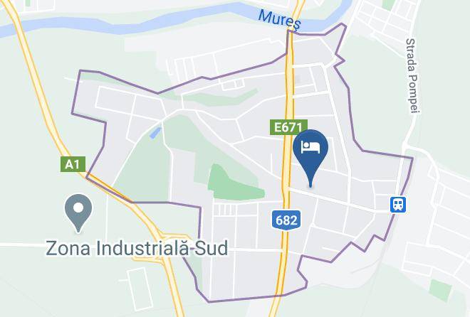 Arad - Pensiunea Larisa Maps